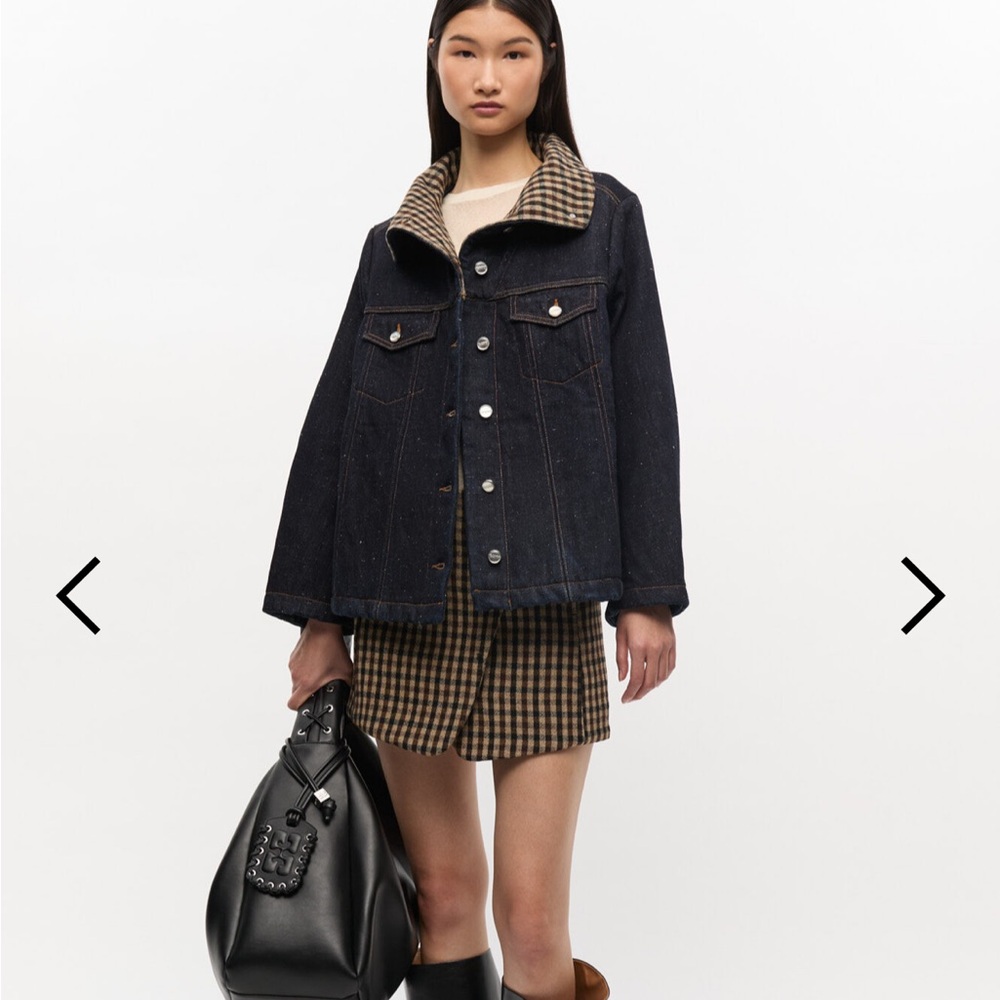 NWT Ganni Denim Jacket, Size US4